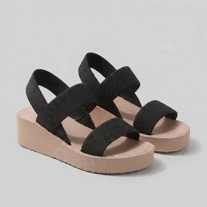 Isla | Damen Plattform Sandalen mit Riemen